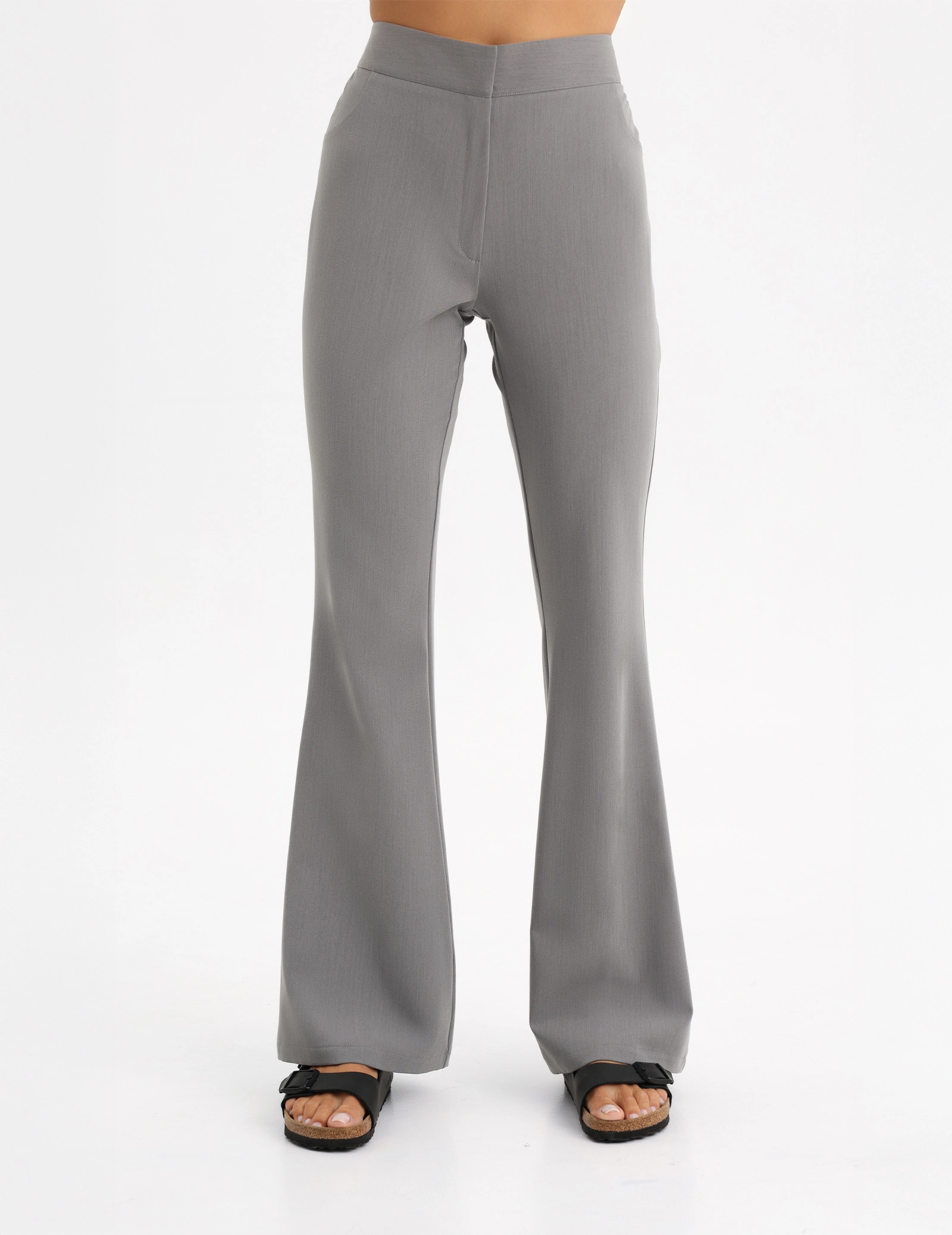 Damen Medizinische Hose Flare - SHARK GRAY