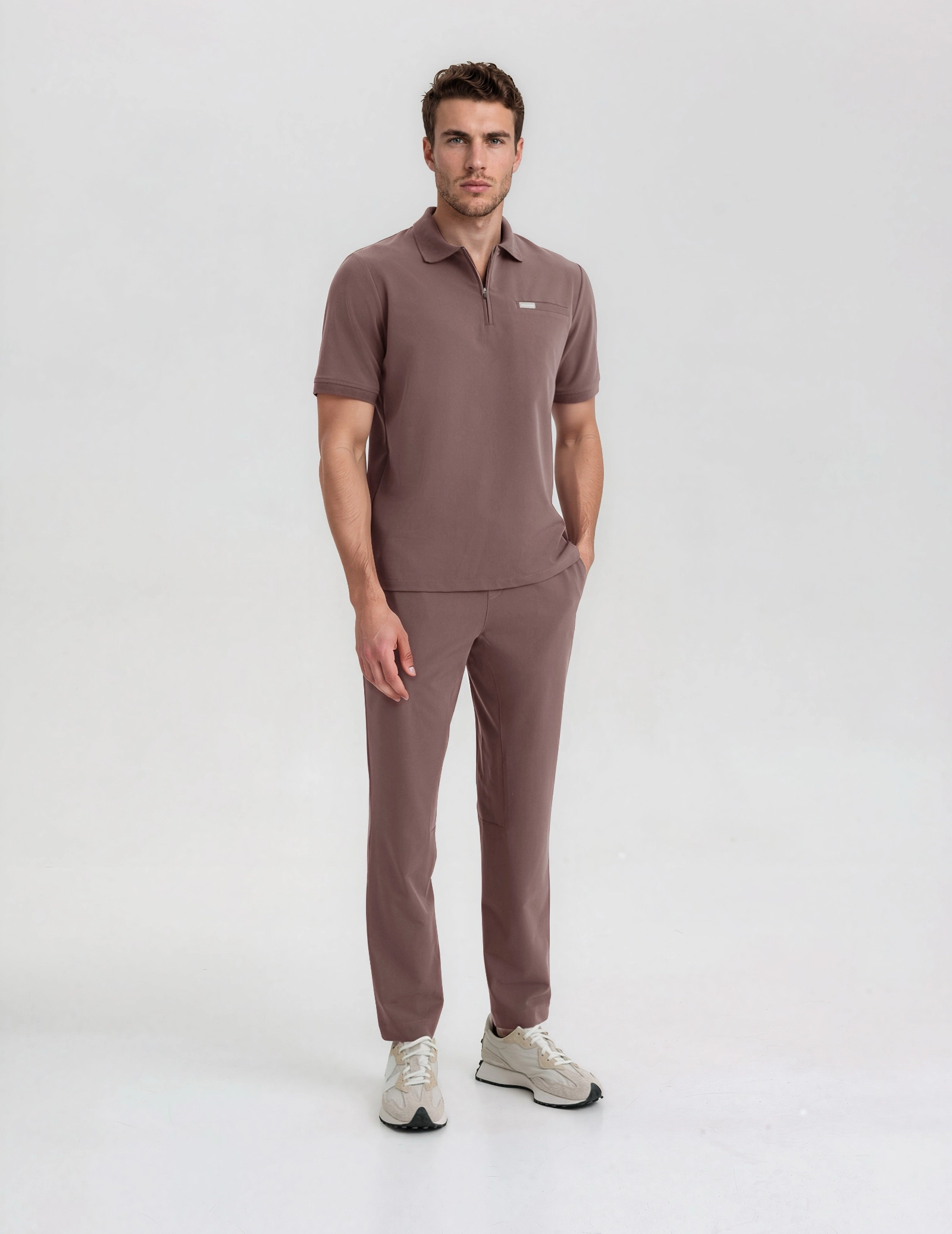 Herren Medizinische Hose Basic – MOCHA