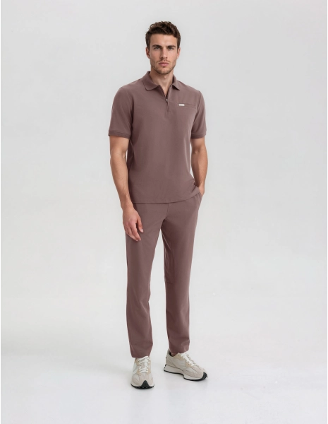Herren Medizinisches Polo-Shirt – MOCHA