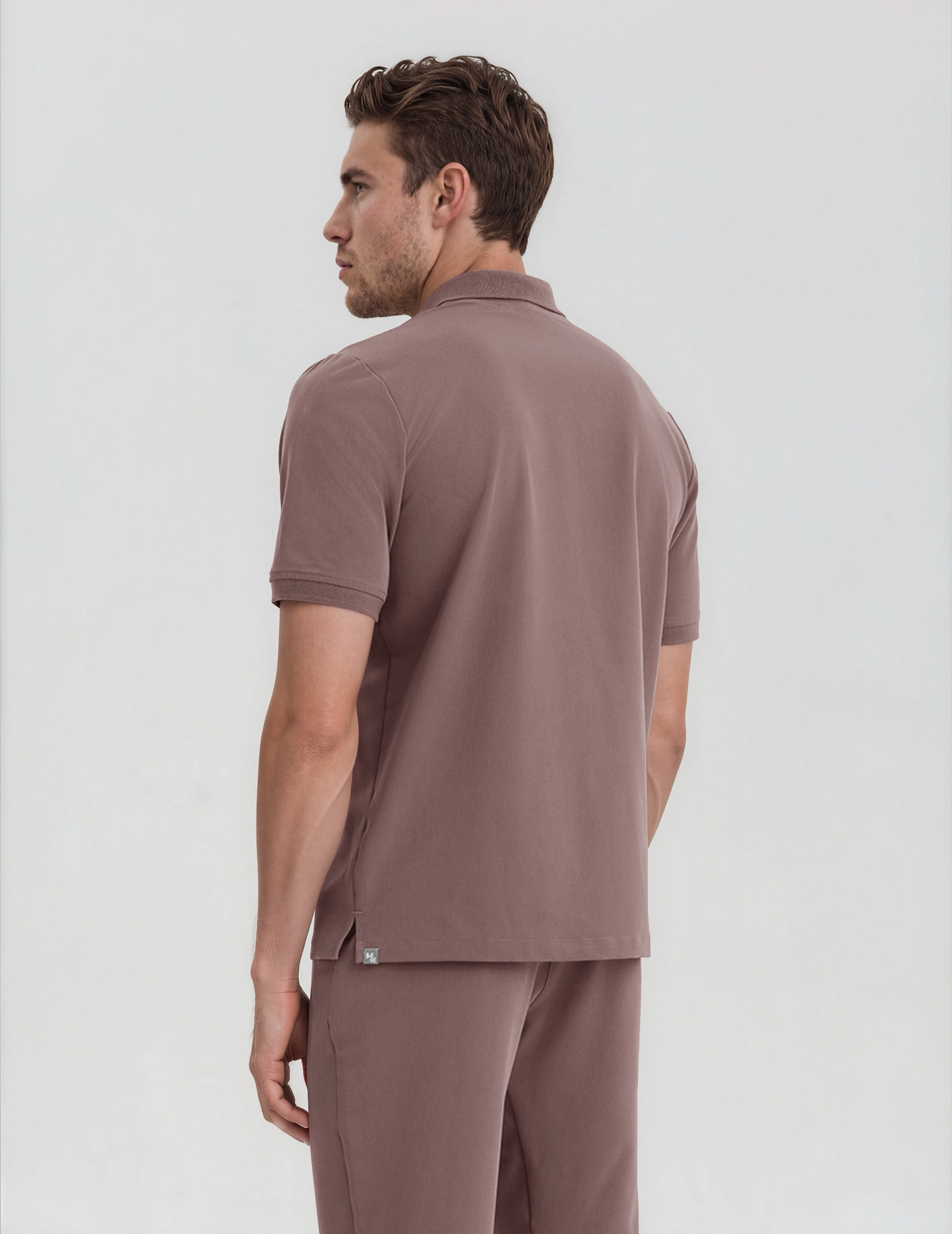 Herren Medizinisches Polo-Shirt – MOCHA