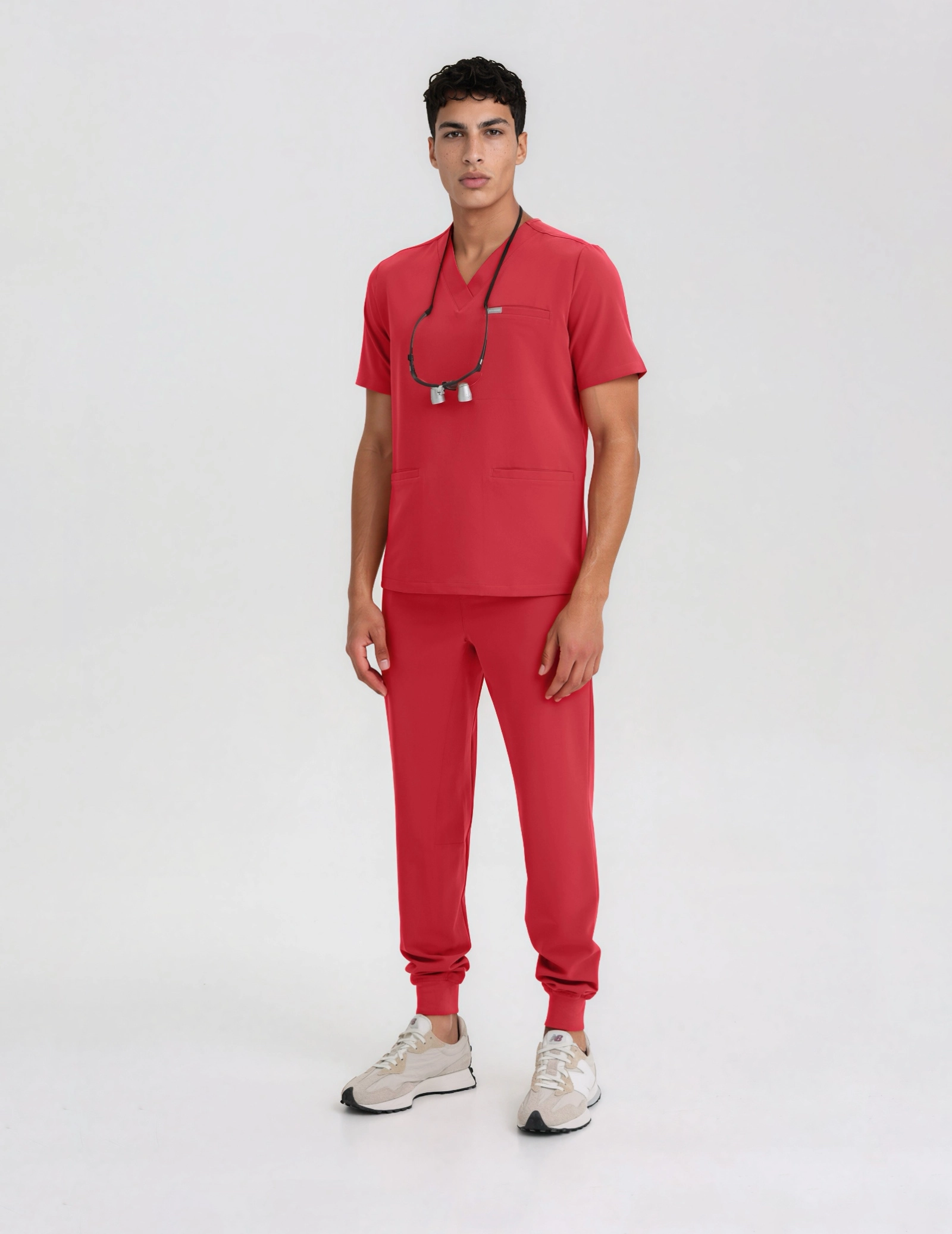 Herren Medizinische Hose Jogger - POP RED