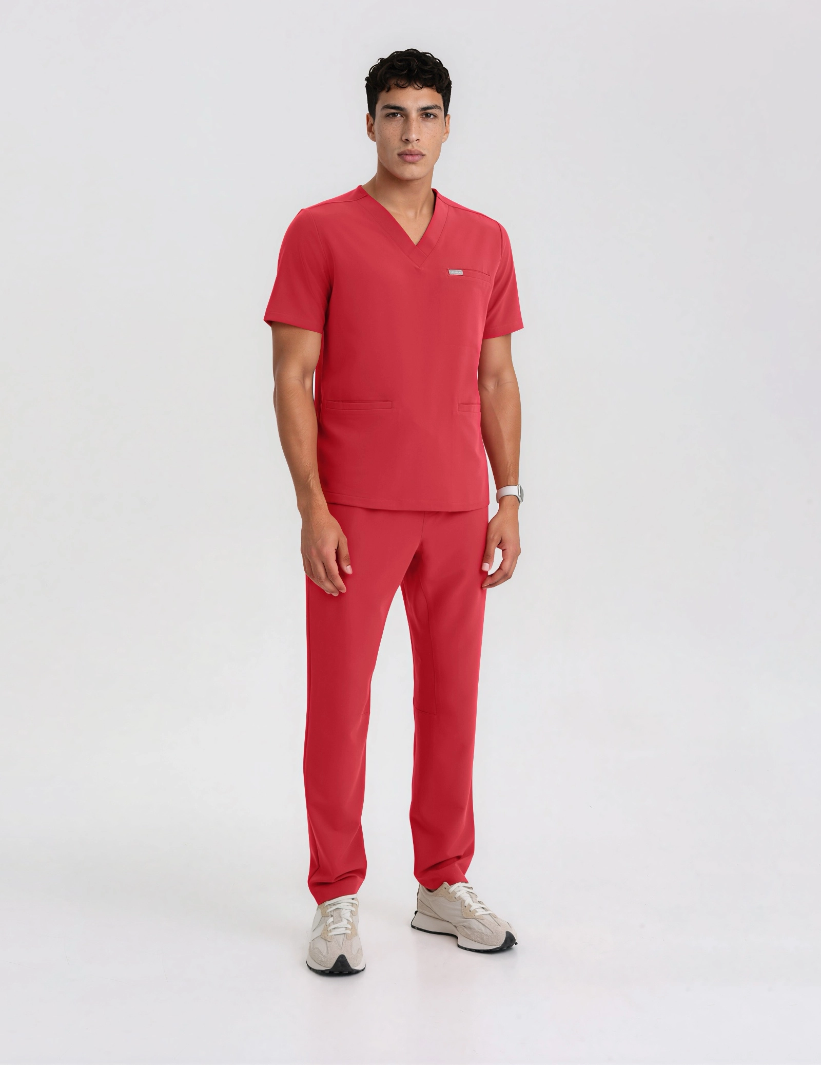 Medizinischer Kasack Birbal - POP RED