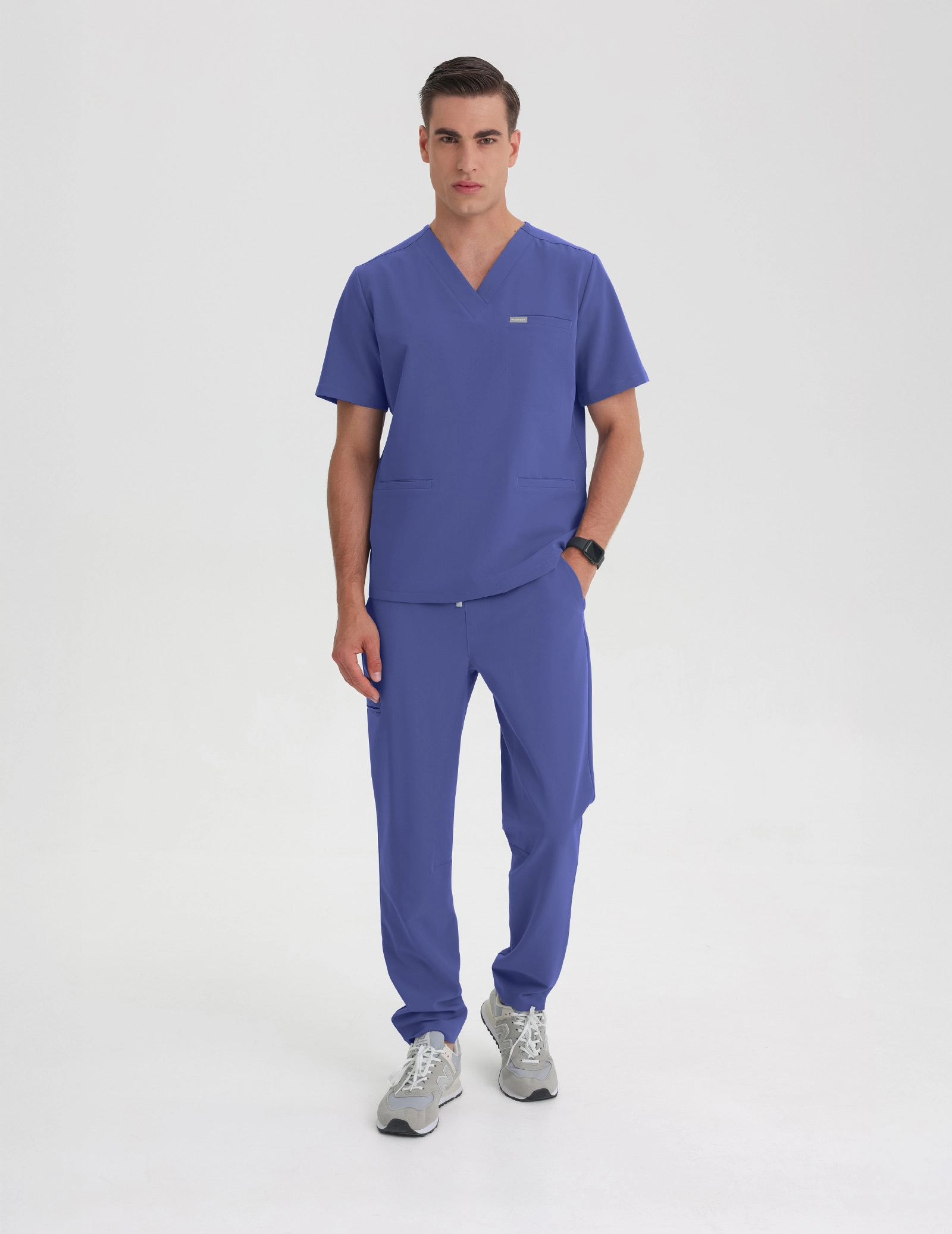 Herren Medizinische Hose Basic - DENIM BLUE