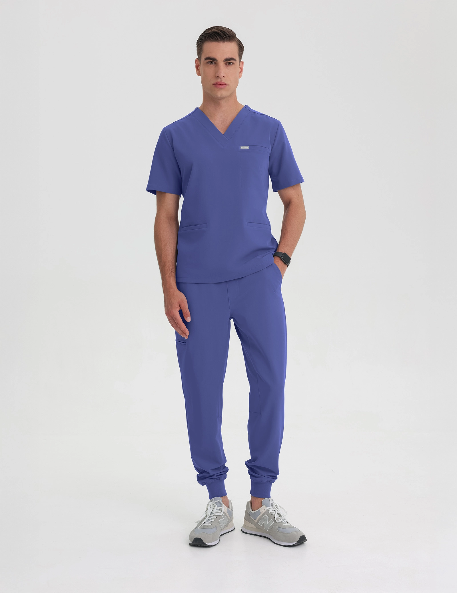 Herren Medizinische Hose Jogger - DENIM BLUE