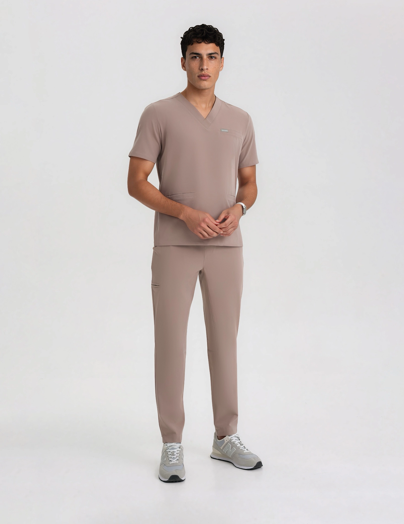 Herren-Basic-Hose – BEIGE