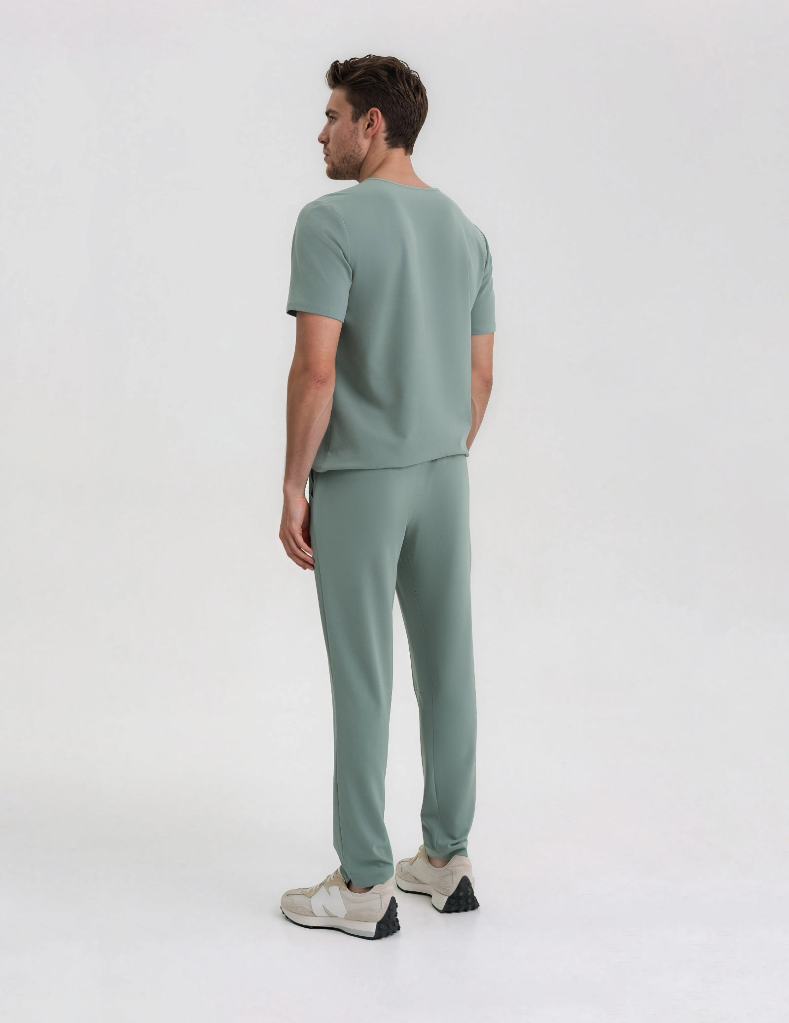 Herren-Basic-Hose – DUSTY GREEN