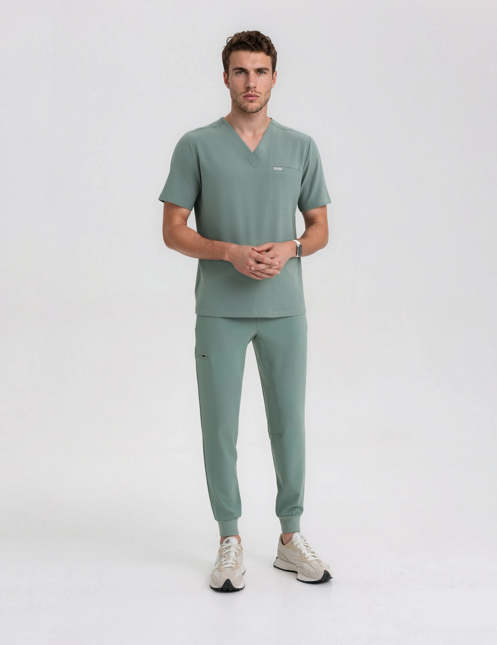 Herren-Jogger – DUSTY GREEN