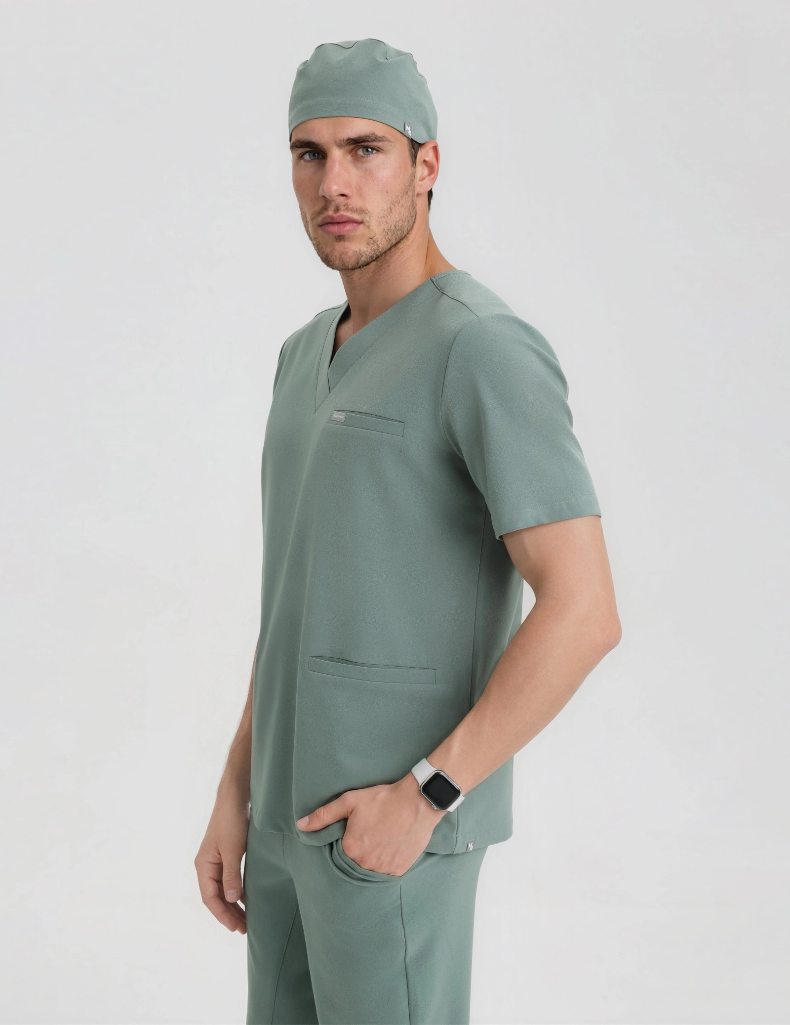 Chirurgische Kappe - DUSTY GREEN
