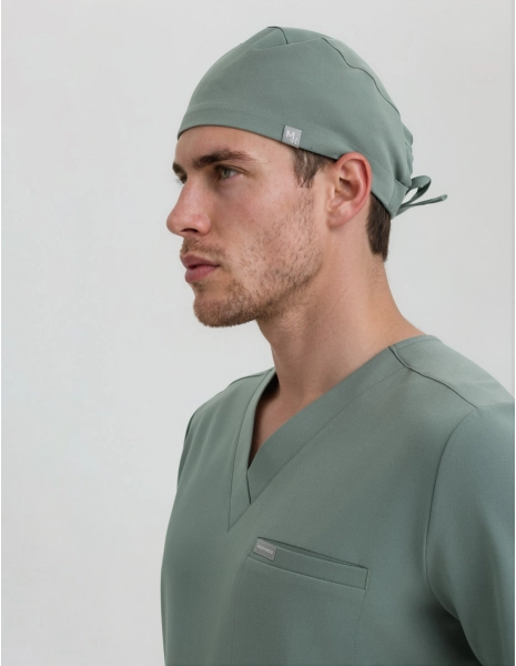 Chirurgische Kappe - DUSTY GREEN