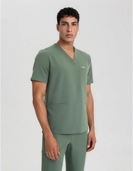 Medizinische Bluse Birbal- Khaki