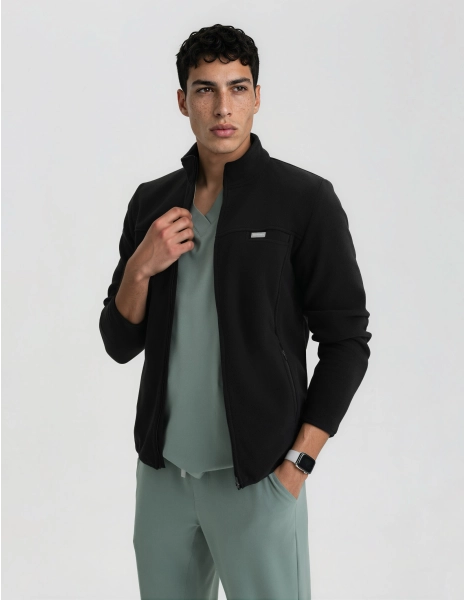 Herren Fleecejacke COZY HEAT - BLACK