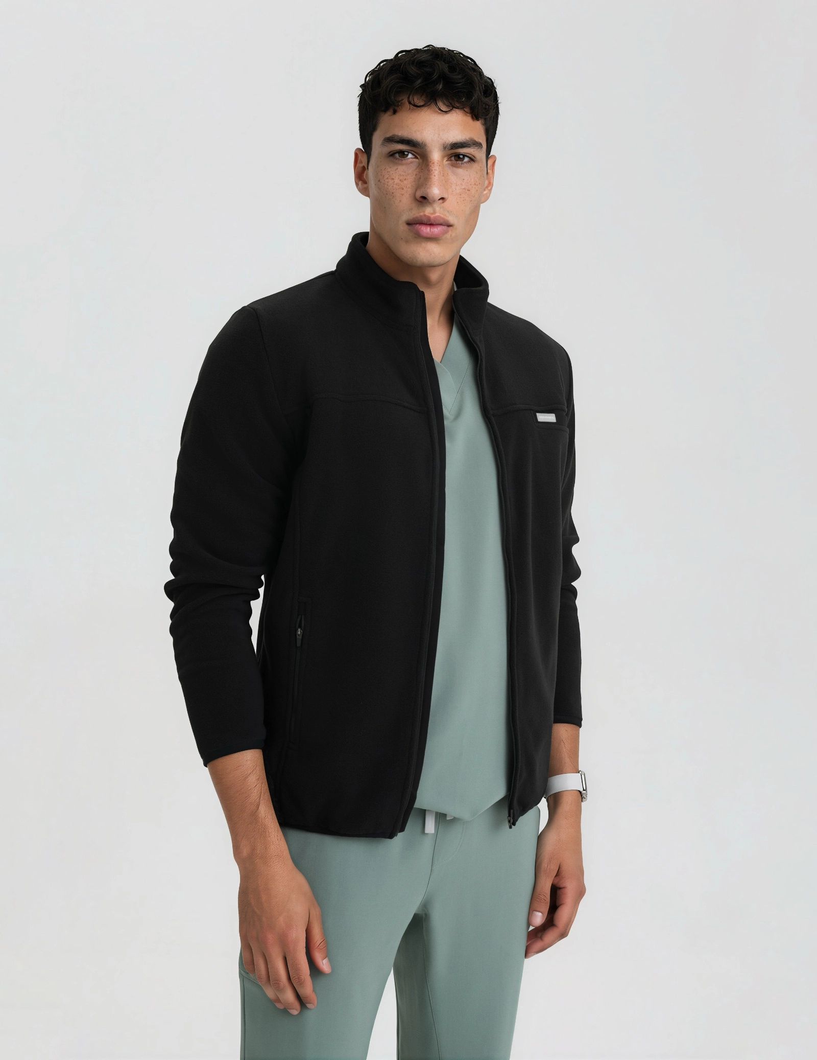 Herren Fleecejacke COZY HEAT - BLACK