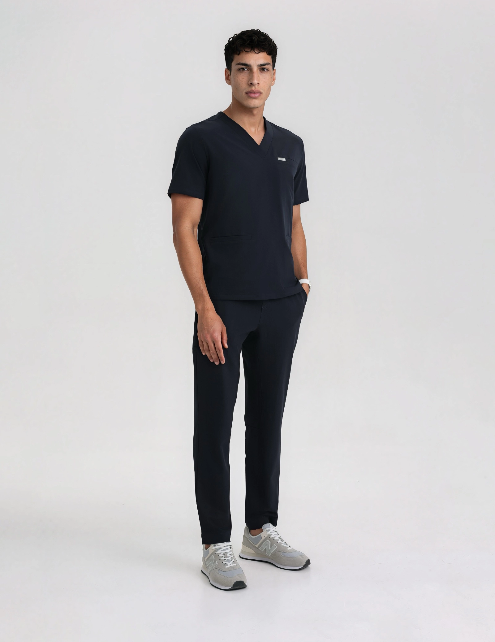 Medizinische Bluse Birbal -MIDNIGHT BLUE
