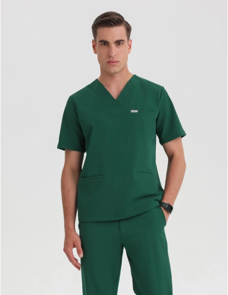 Medizinische Bluse Birbal - EDEN GRÜN