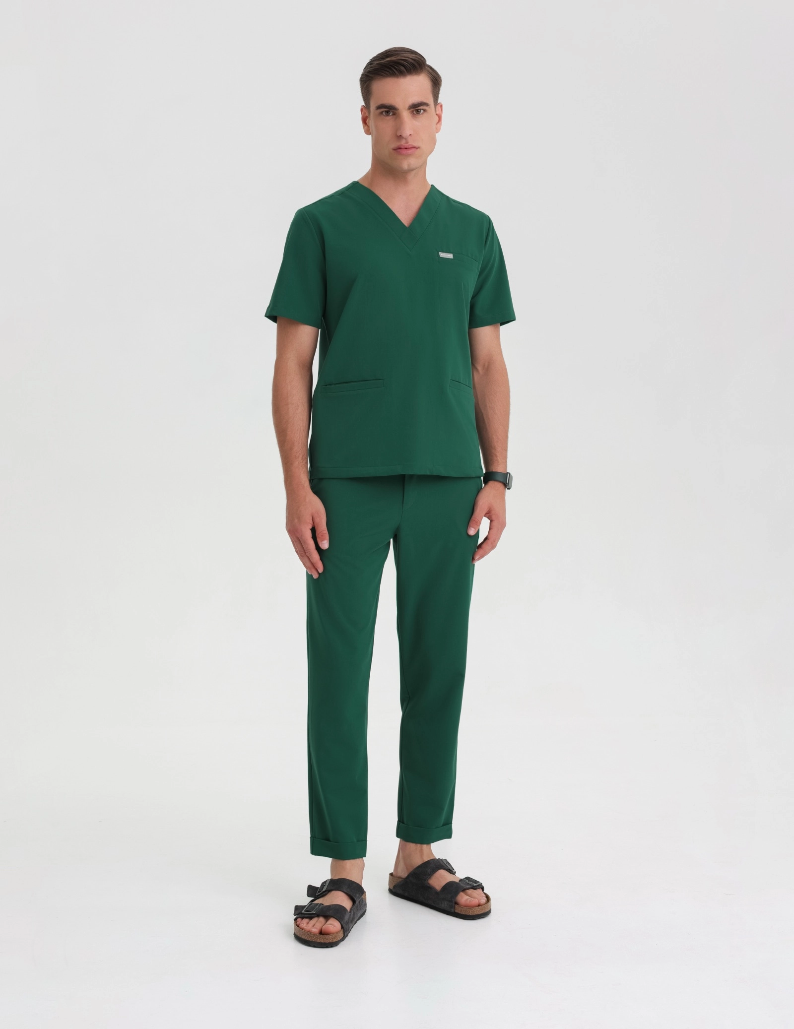 Medizinische Bluse Birbal - EDEN GRÜN