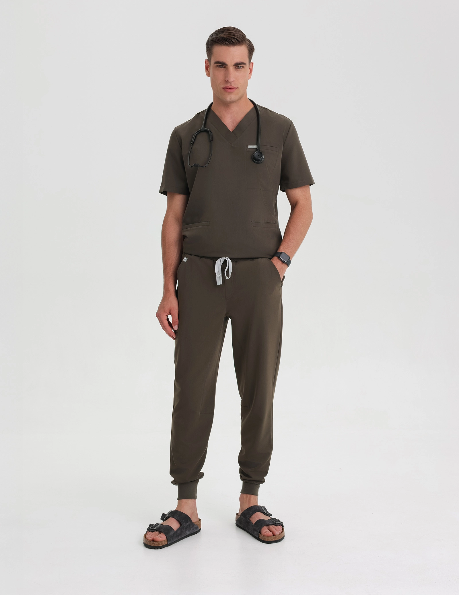Bluza Medyczna Birbal - OLIVE NIGHT