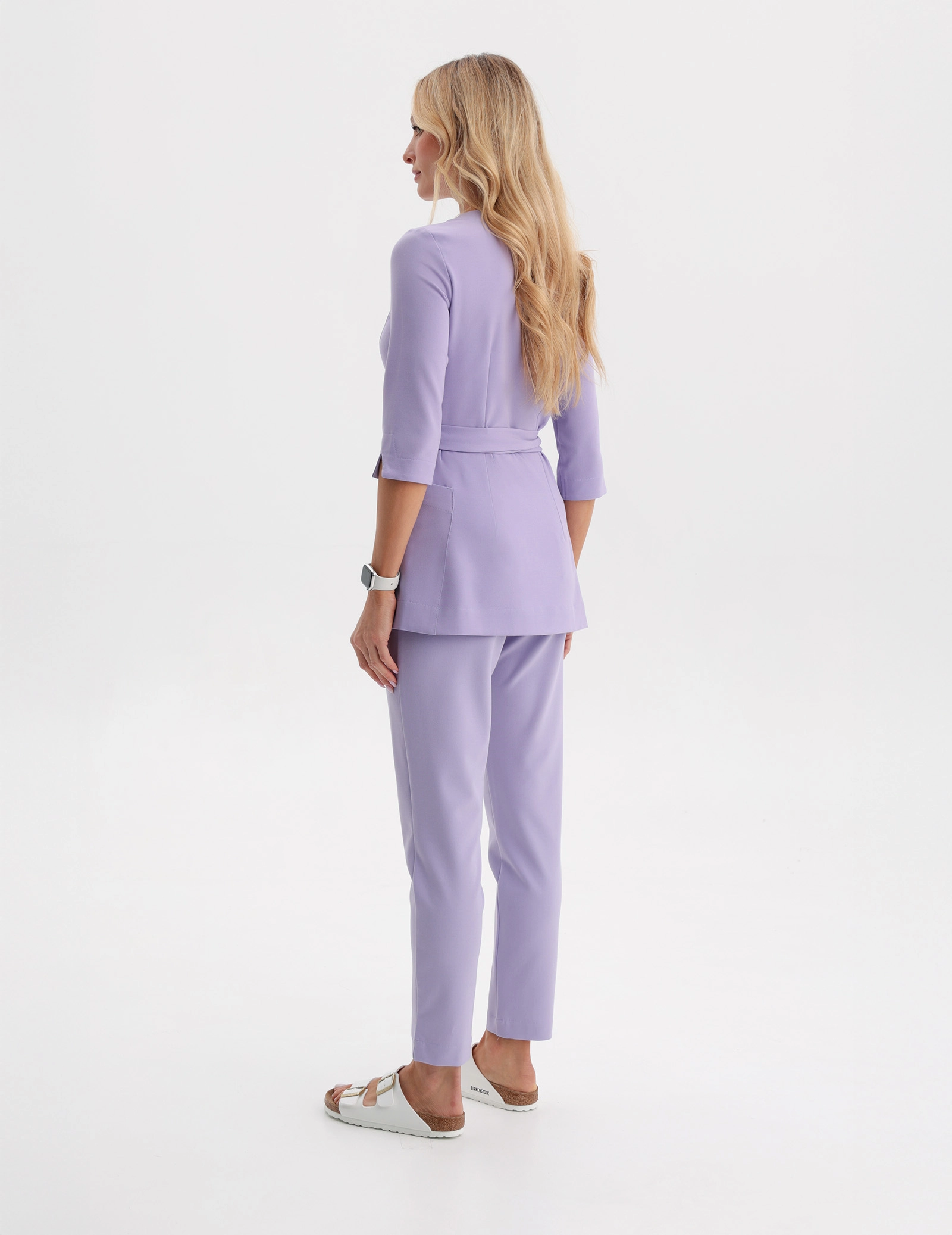 Medizinische Wickelbluse Rosalie - PURPLE HEATHER
