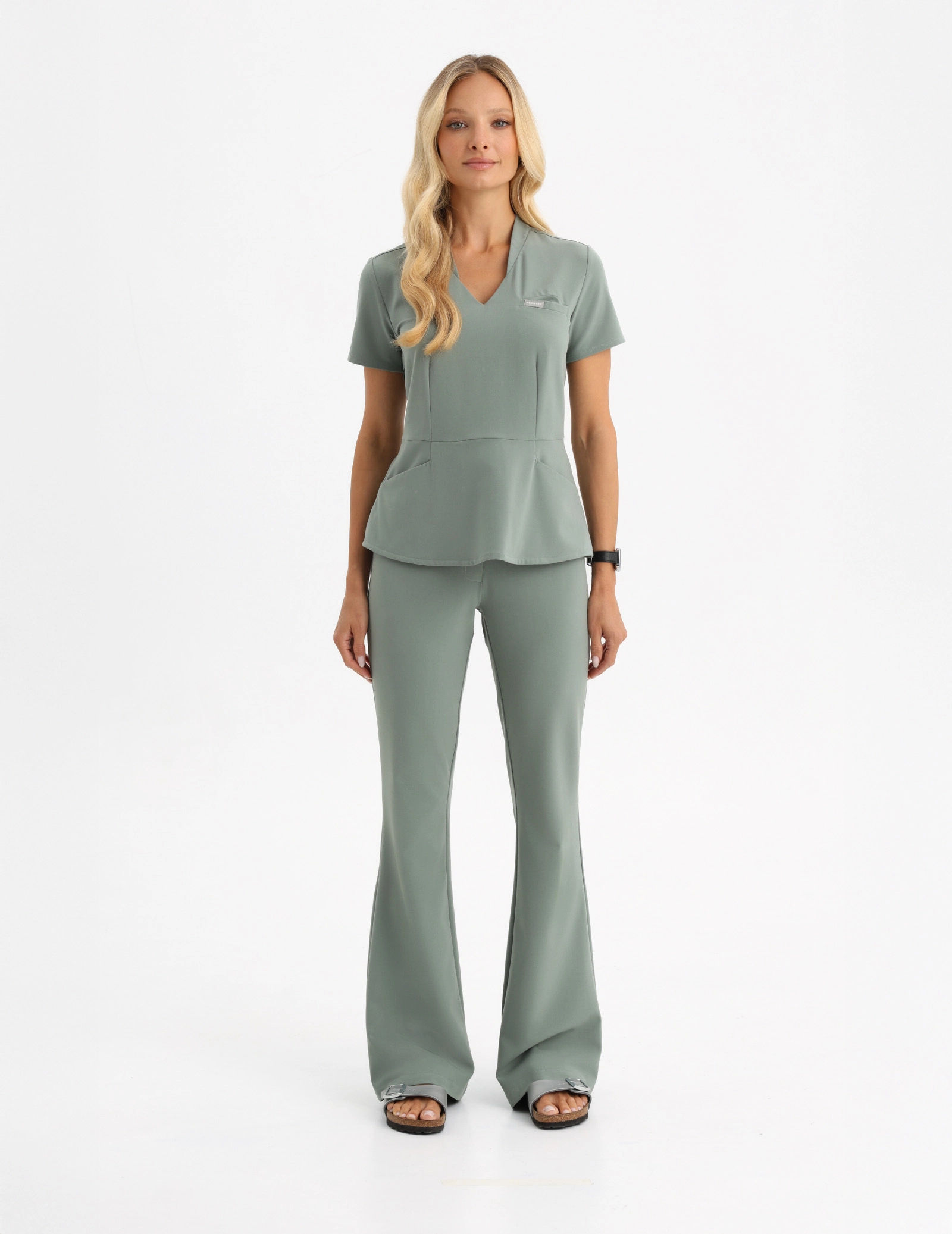 Medizinischer Kasack Kori - DUSTY GREEN