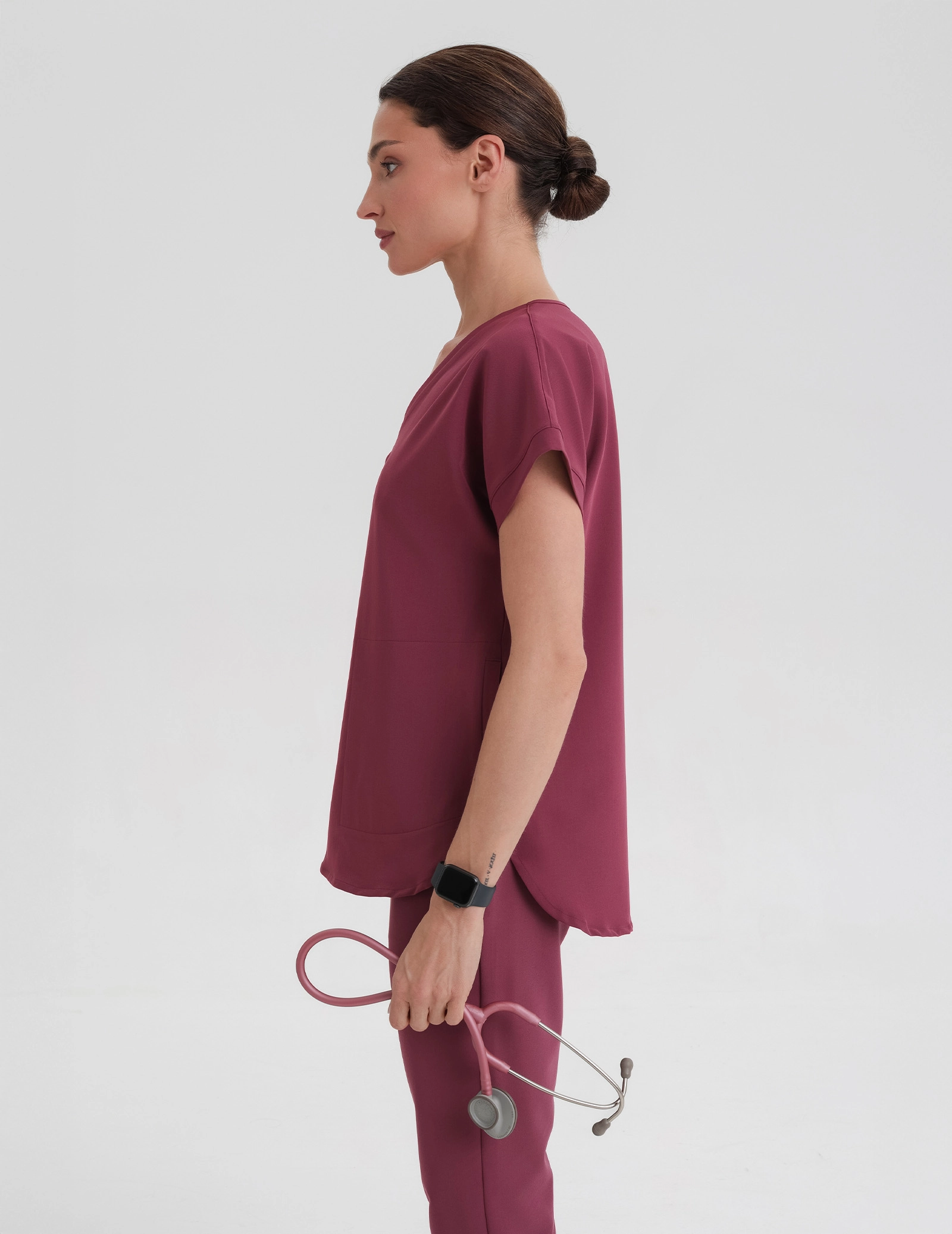 MEDIZINISCHE BLUSE Kendall - MULLED WINE