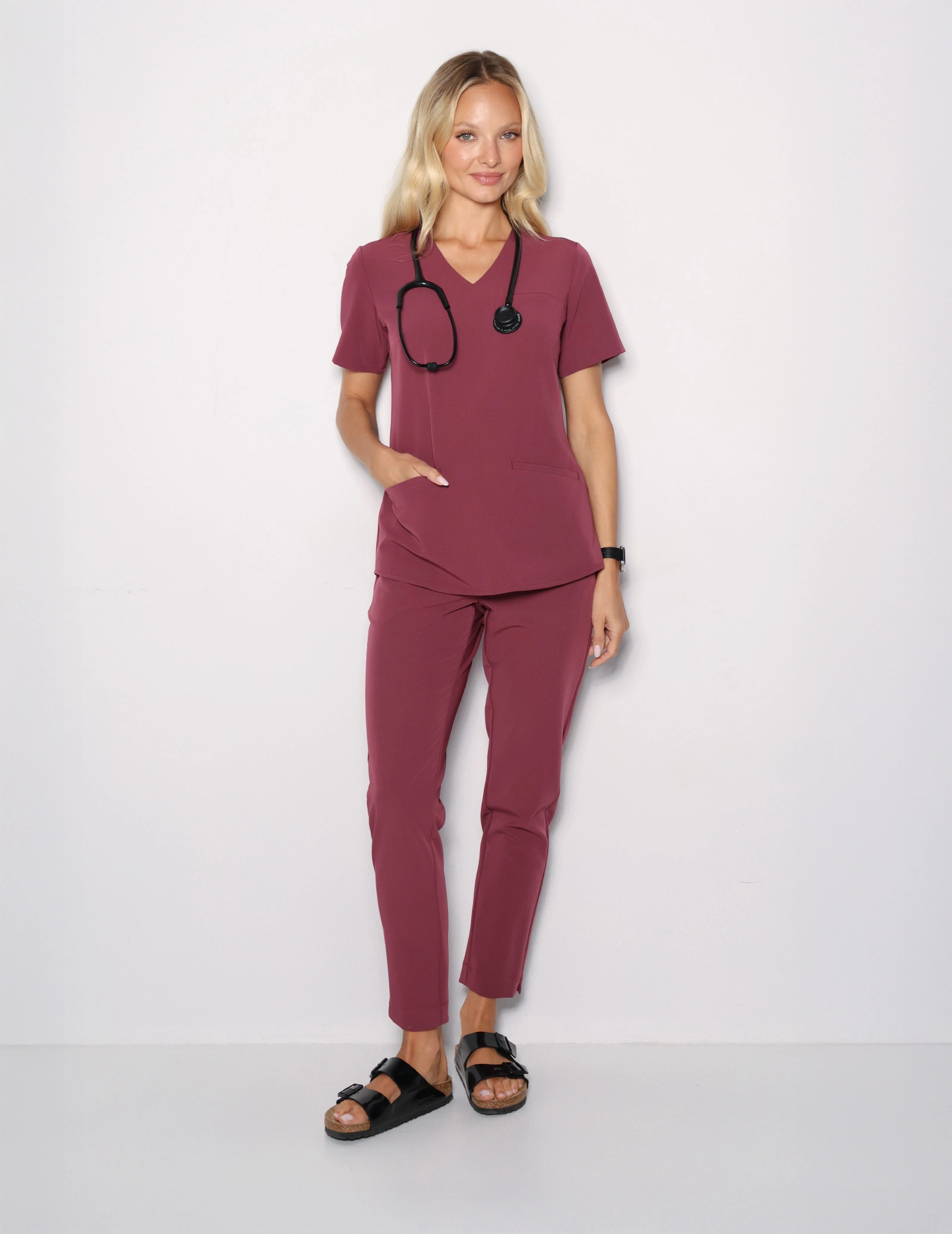 Medizinische Bluse Grace - MULLED WINE