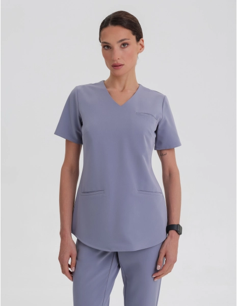Medizinische Bluse Grace - BEIGE