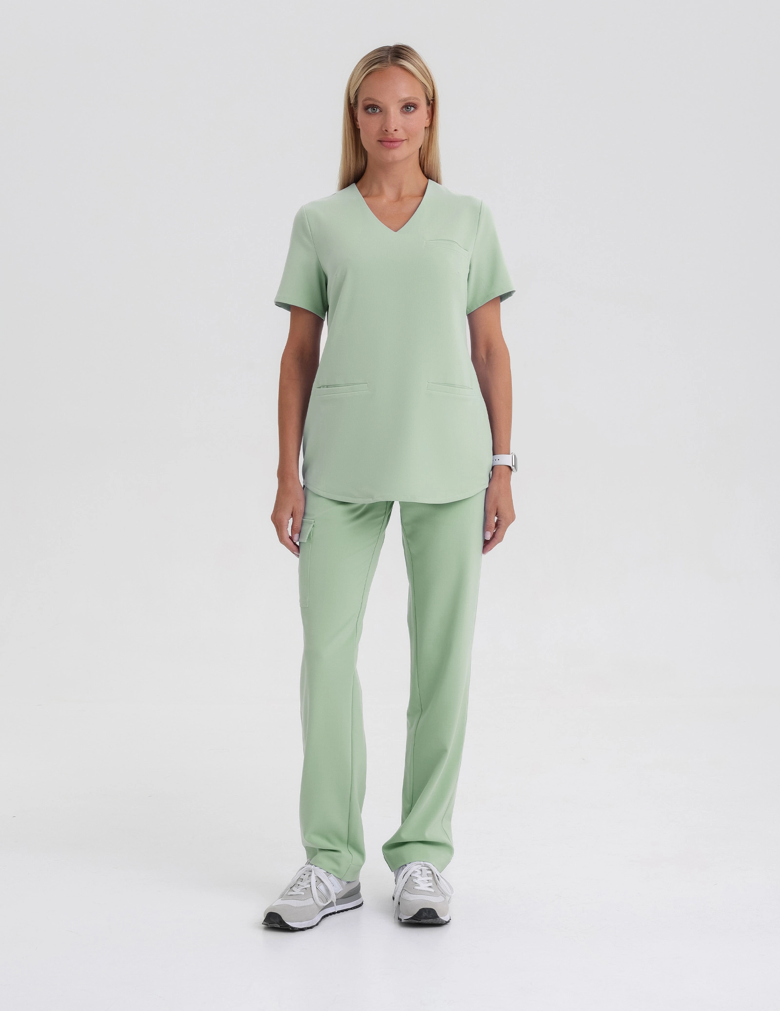Medizinische Bluse Grace - BEIGE