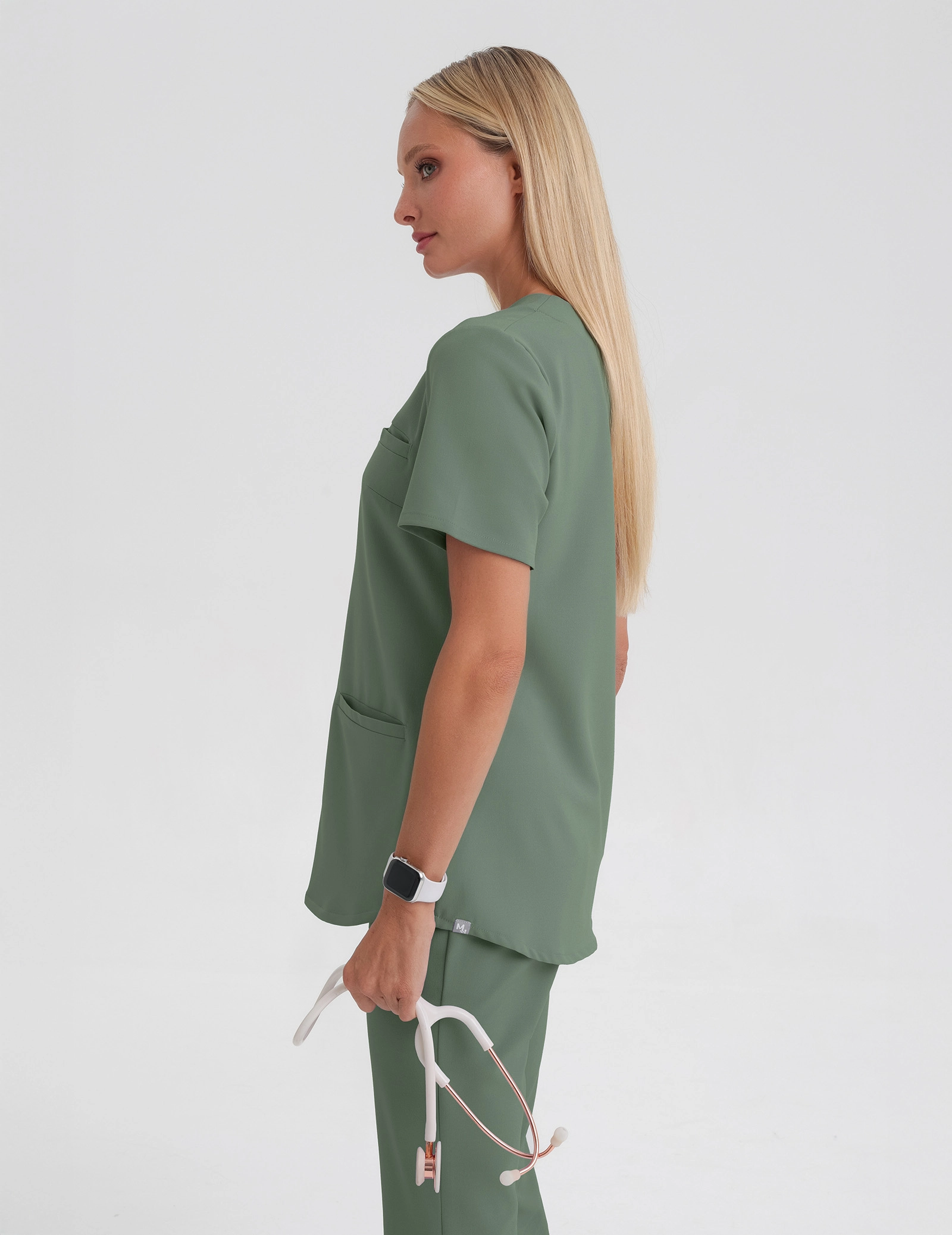 Grace Medizinische Bluse - KHAKI