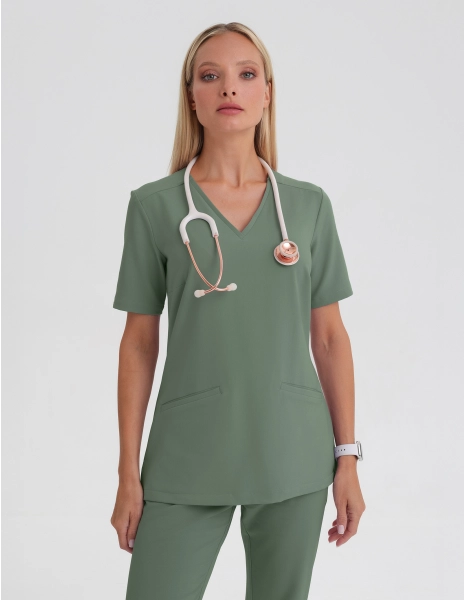 Medizinischer Kasack Casy - KHAKI