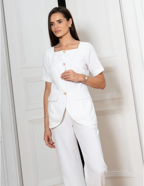 Damen Kasack Sole - SOFT WHITE