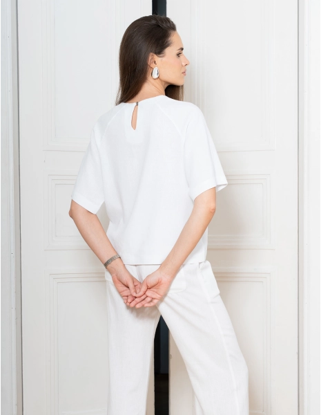 Damen Kasack Luna - SOFT WHITE