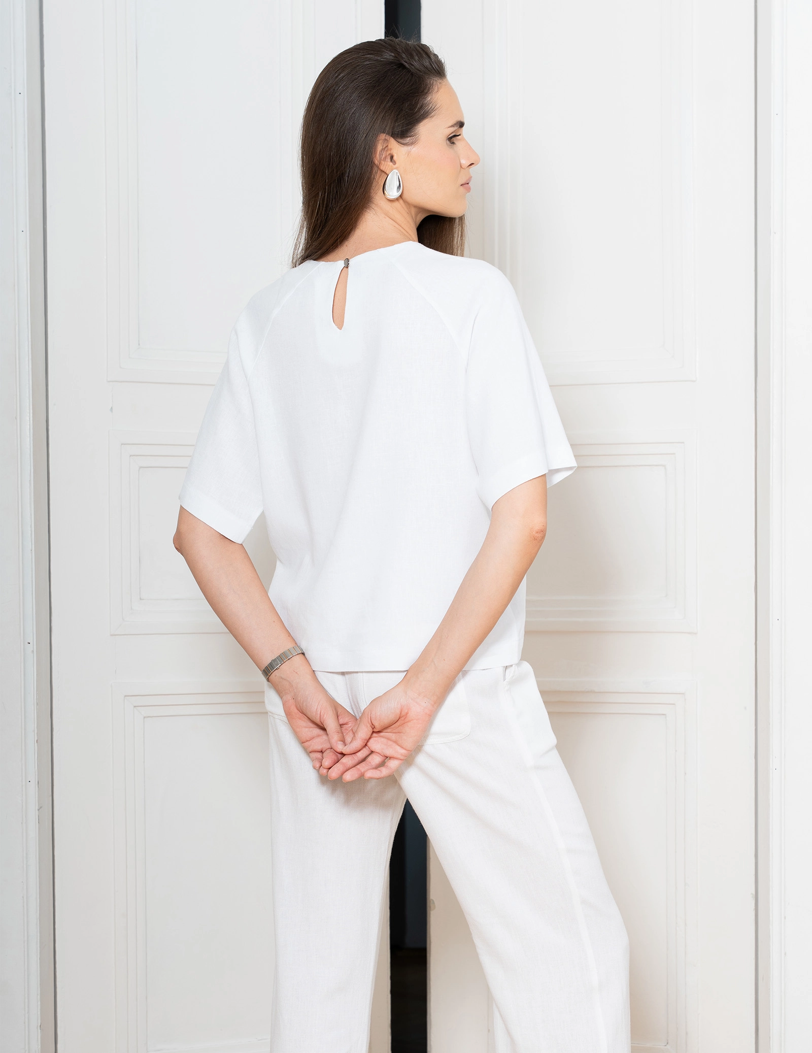 Damen Kasack Luna - SOFT WHITE
