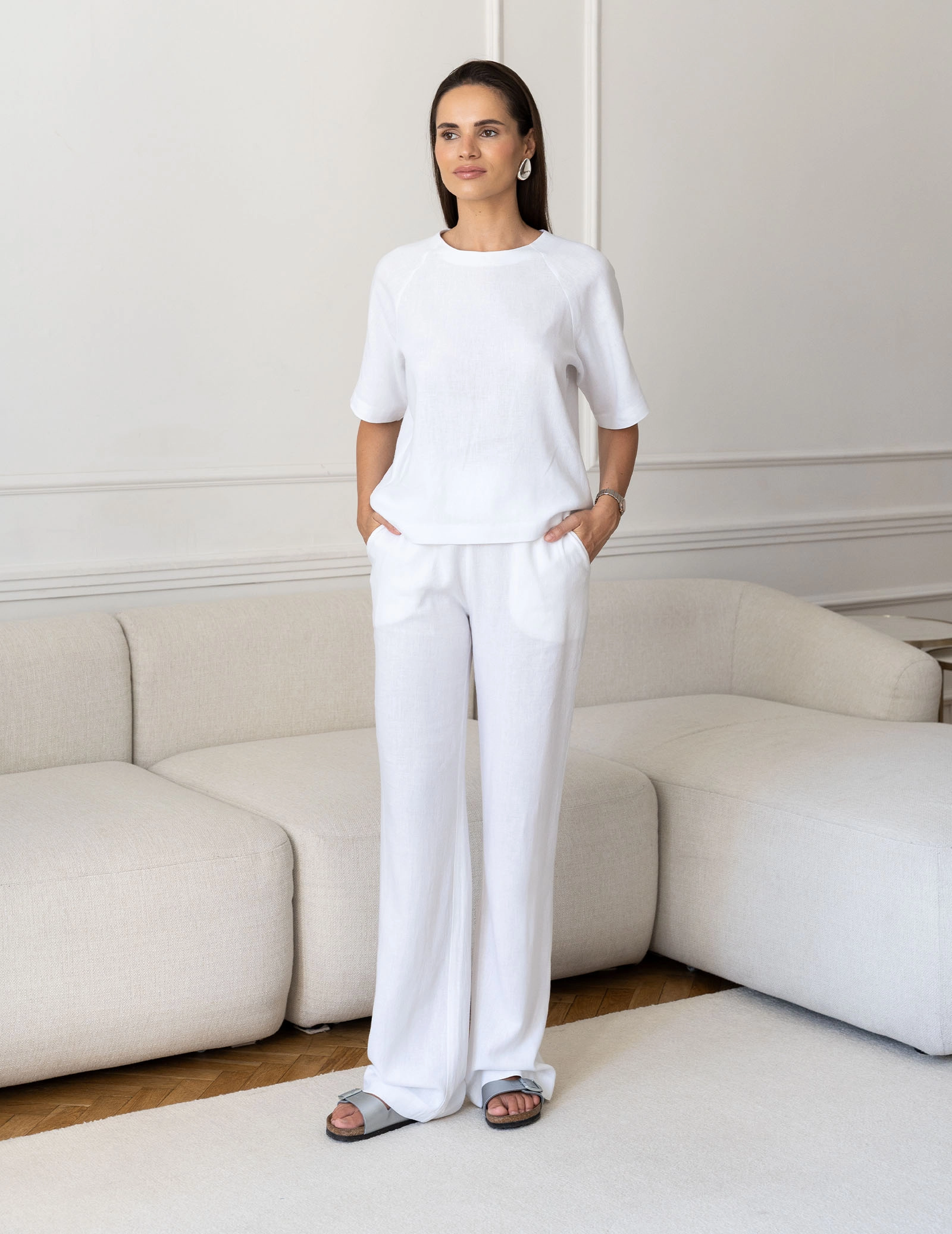Damen Kasack Luna - SOFT WHITE