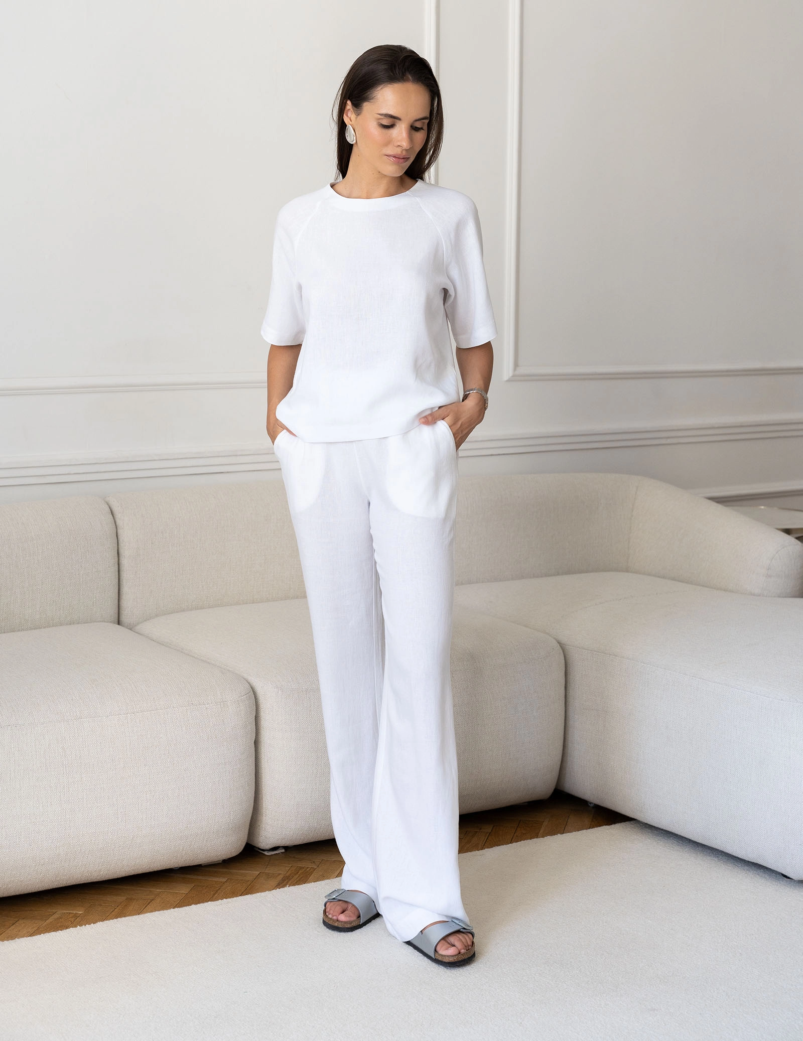 Damen Kasack Luna - SOFT WHITE