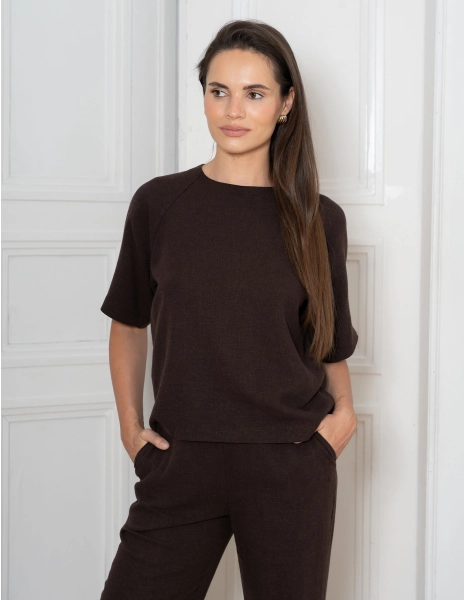 Damen Kasack Luna - DOLCE COCOA
