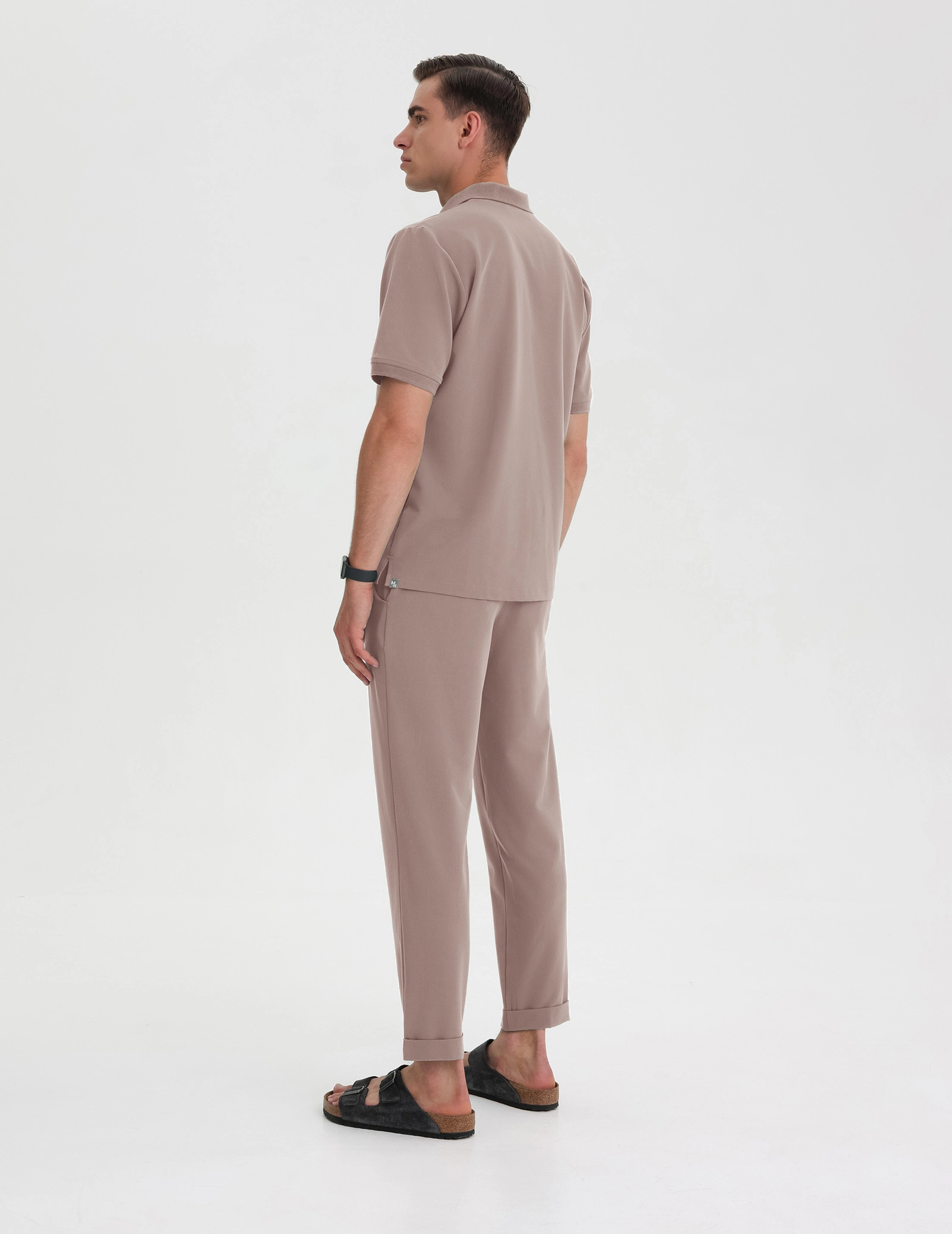 Medizinisches Kasack Polo Herren - BEIGE