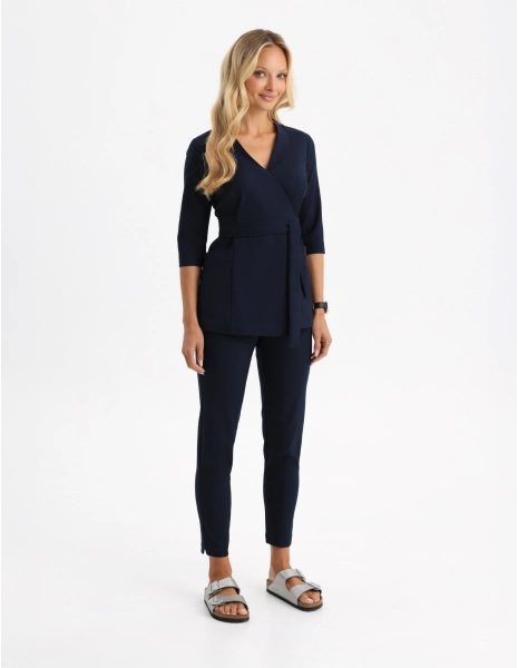 Damen Medizinische Hose Slim Fit - NAVY