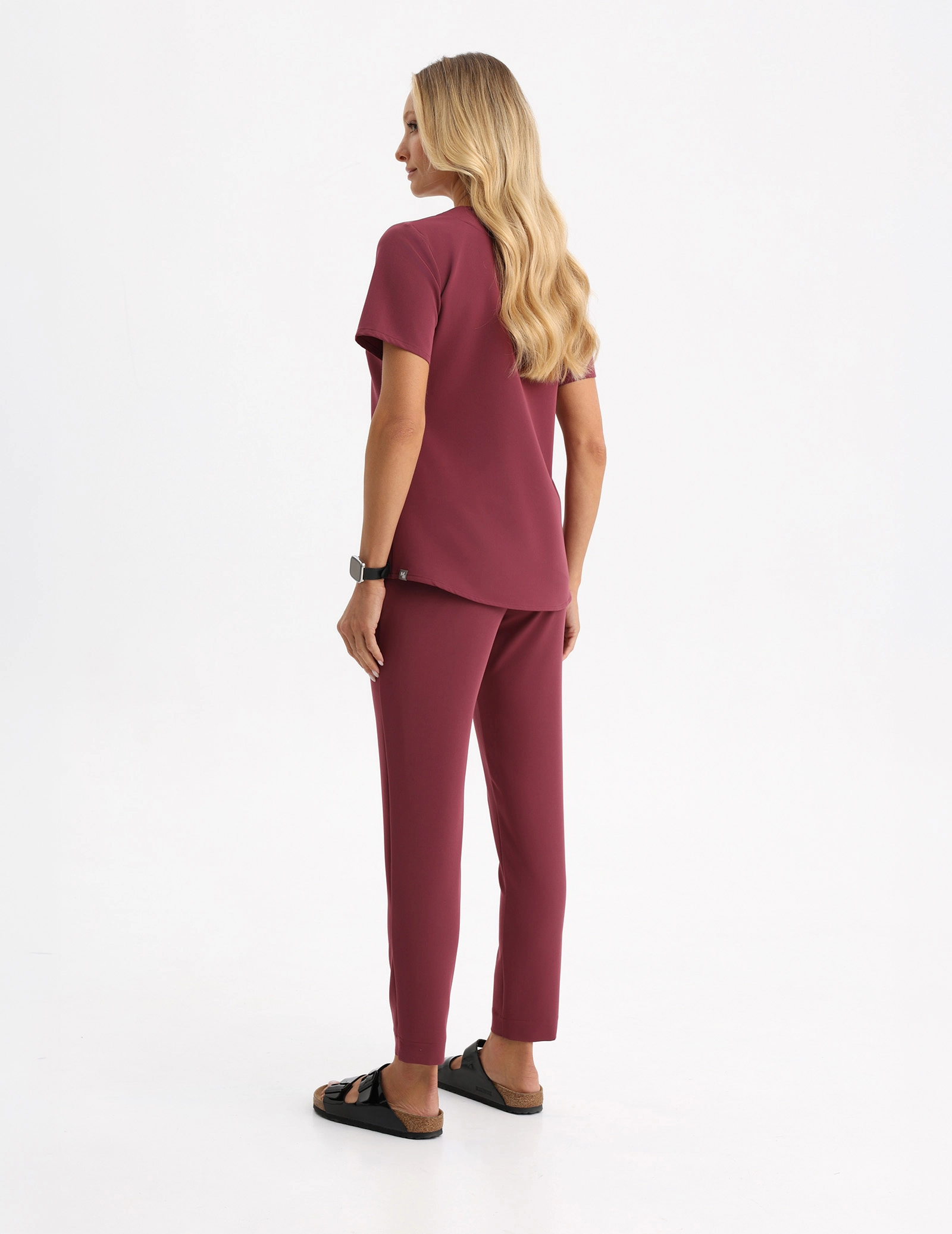 Damen Hose Basic - MULLED WINE