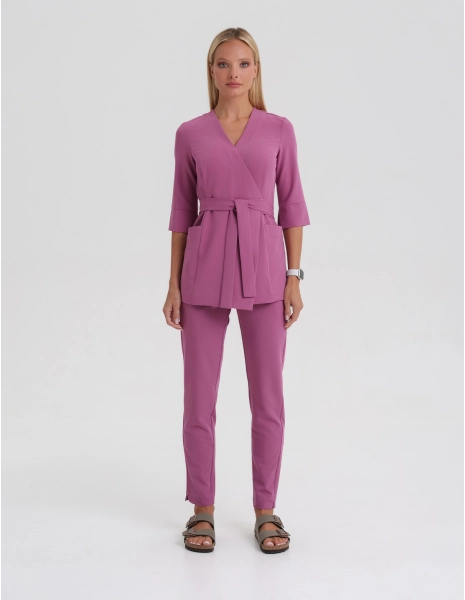 Damen Hose Basic - BERRY SHAKE