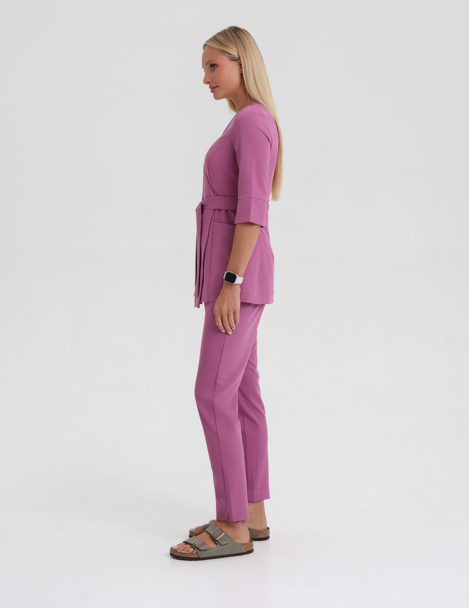 Damen Hose Basic - BERRY SHAKE