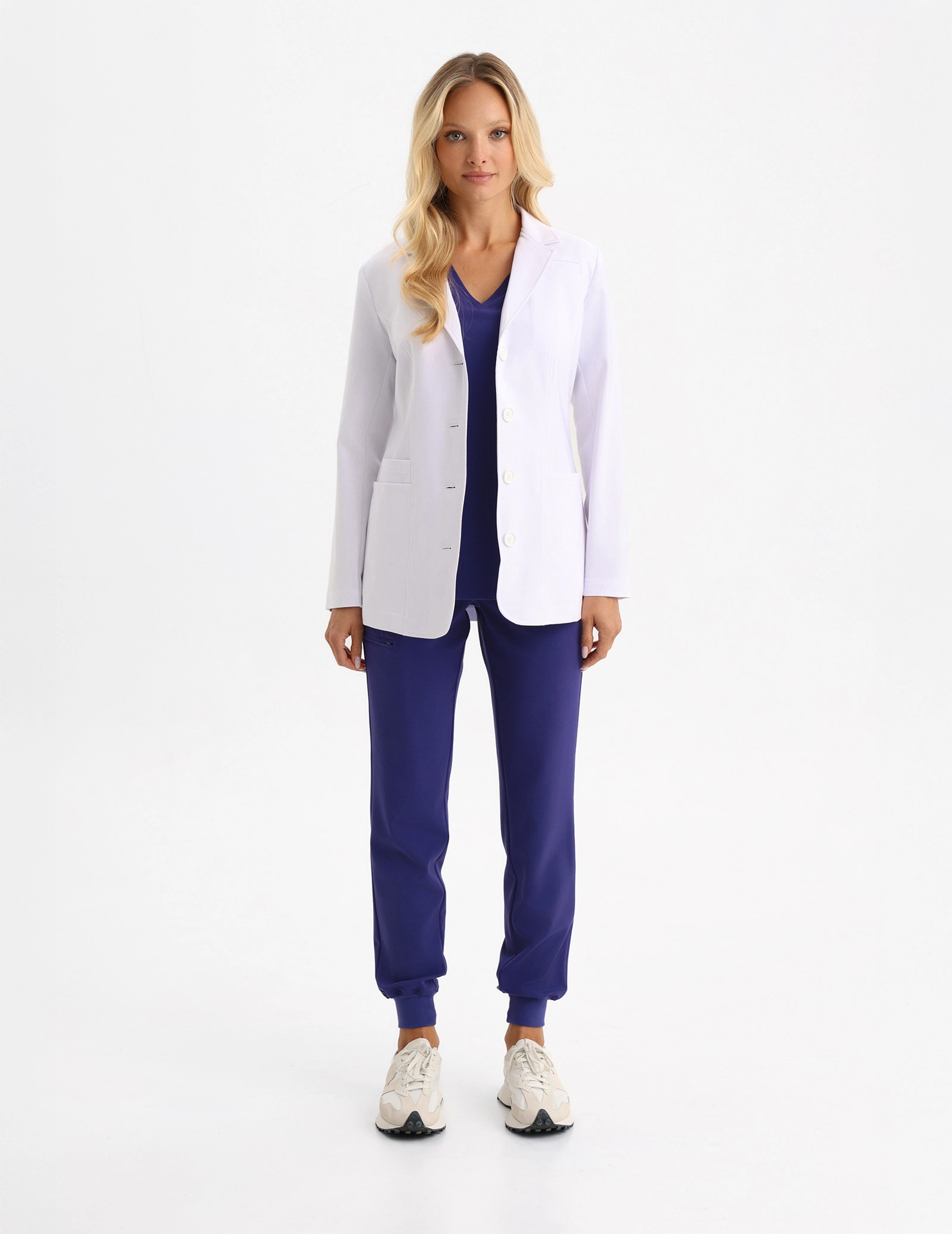 Damen Medizinischer Kittel Slim Fit - MADISON SHORT