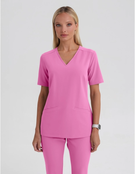 Medizinischer Kasack Casy - HOT PINK