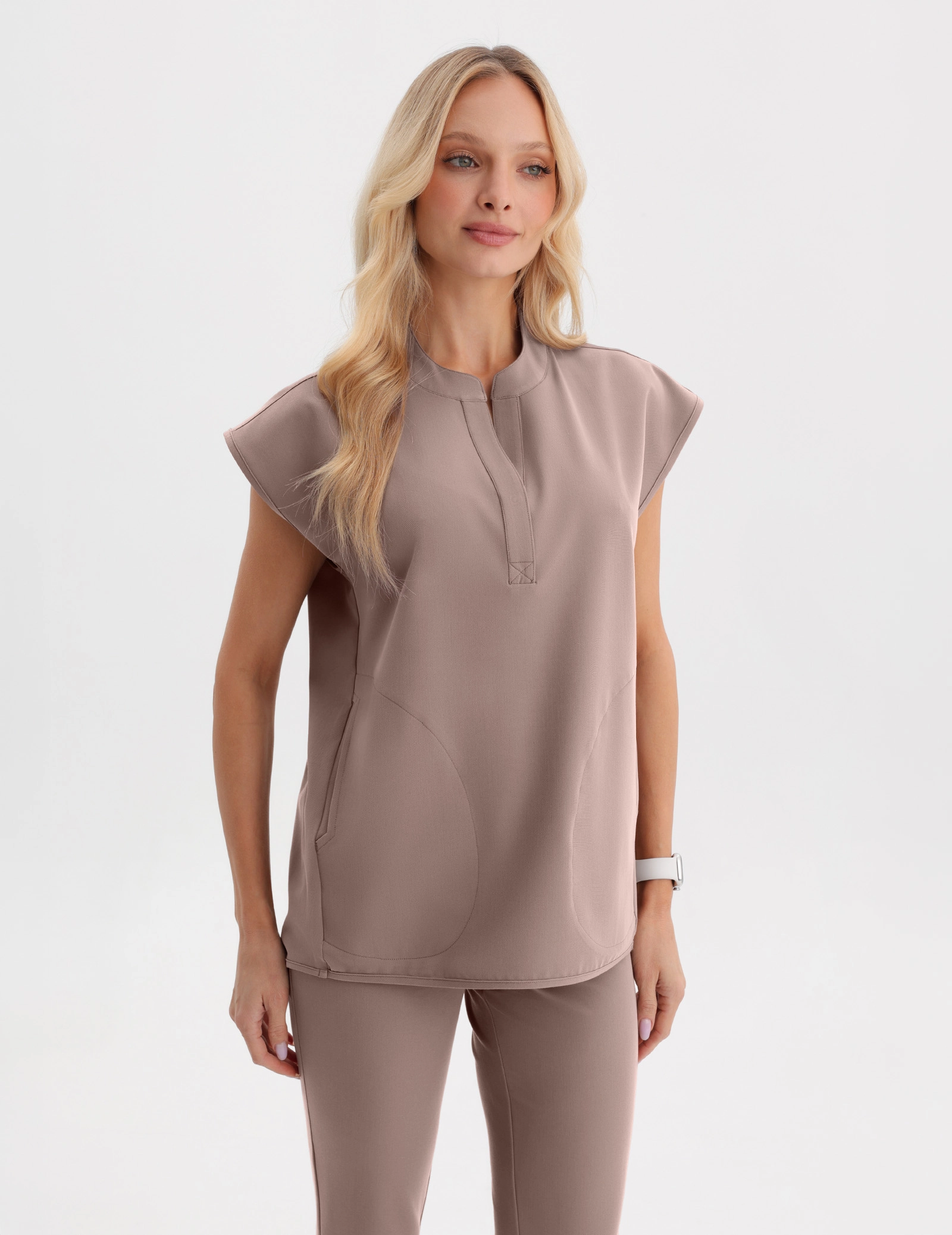 Medizinischer Kasack Khloe - BEIGE