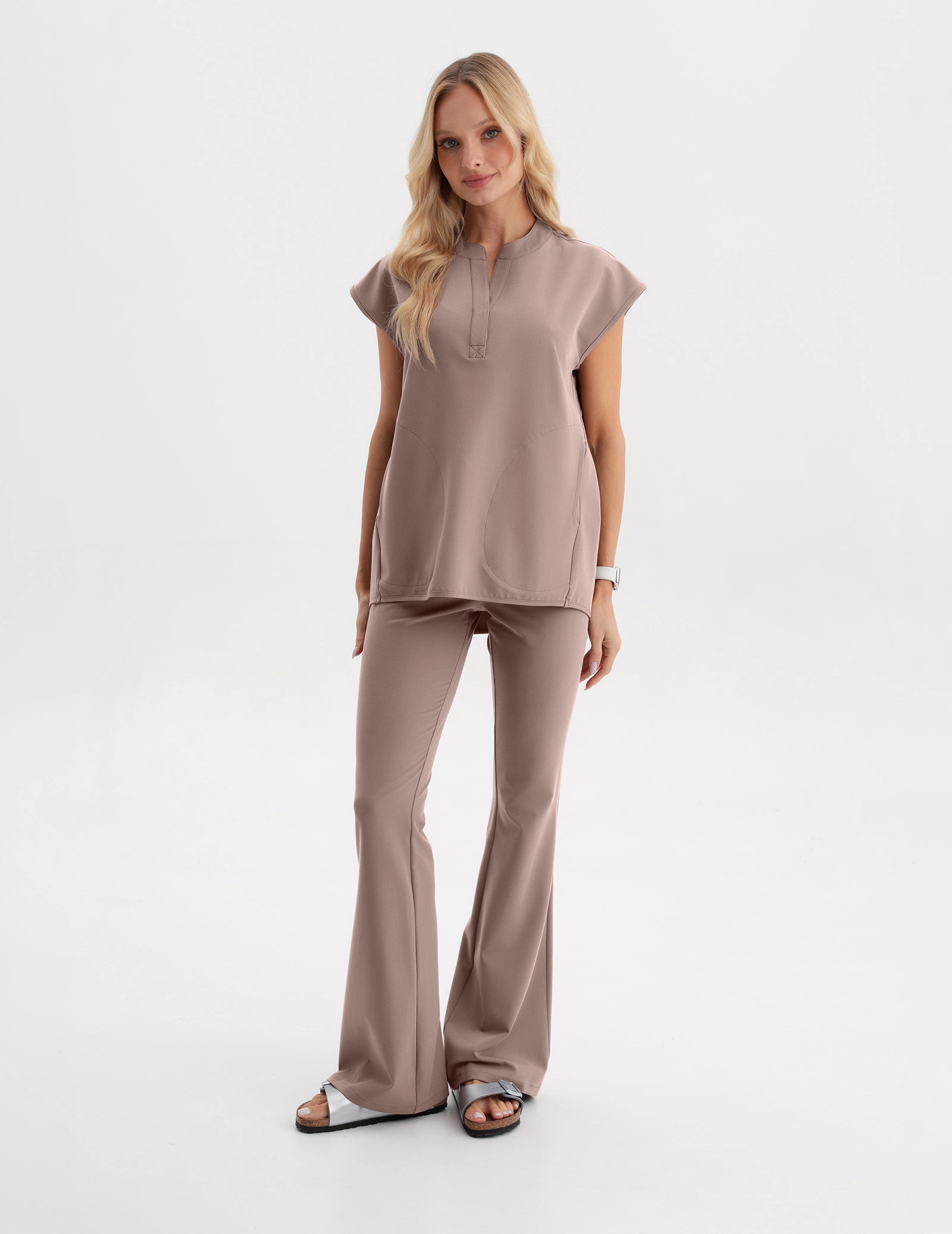 Medizinischer Kasack Khloe - BEIGE