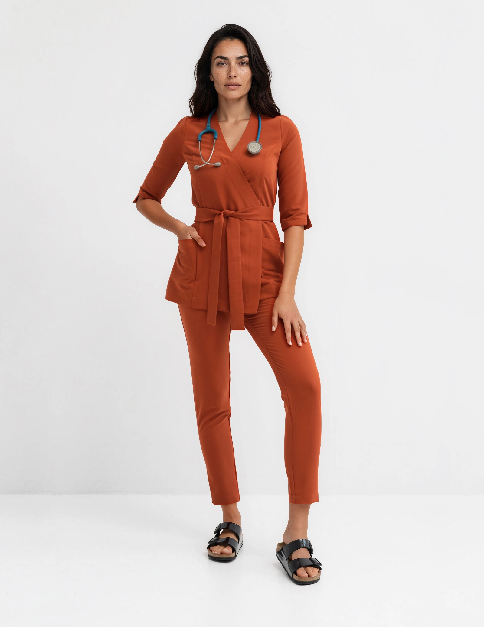 Damen Medizinische Hose Slim Fit - ROOIBOS TEA