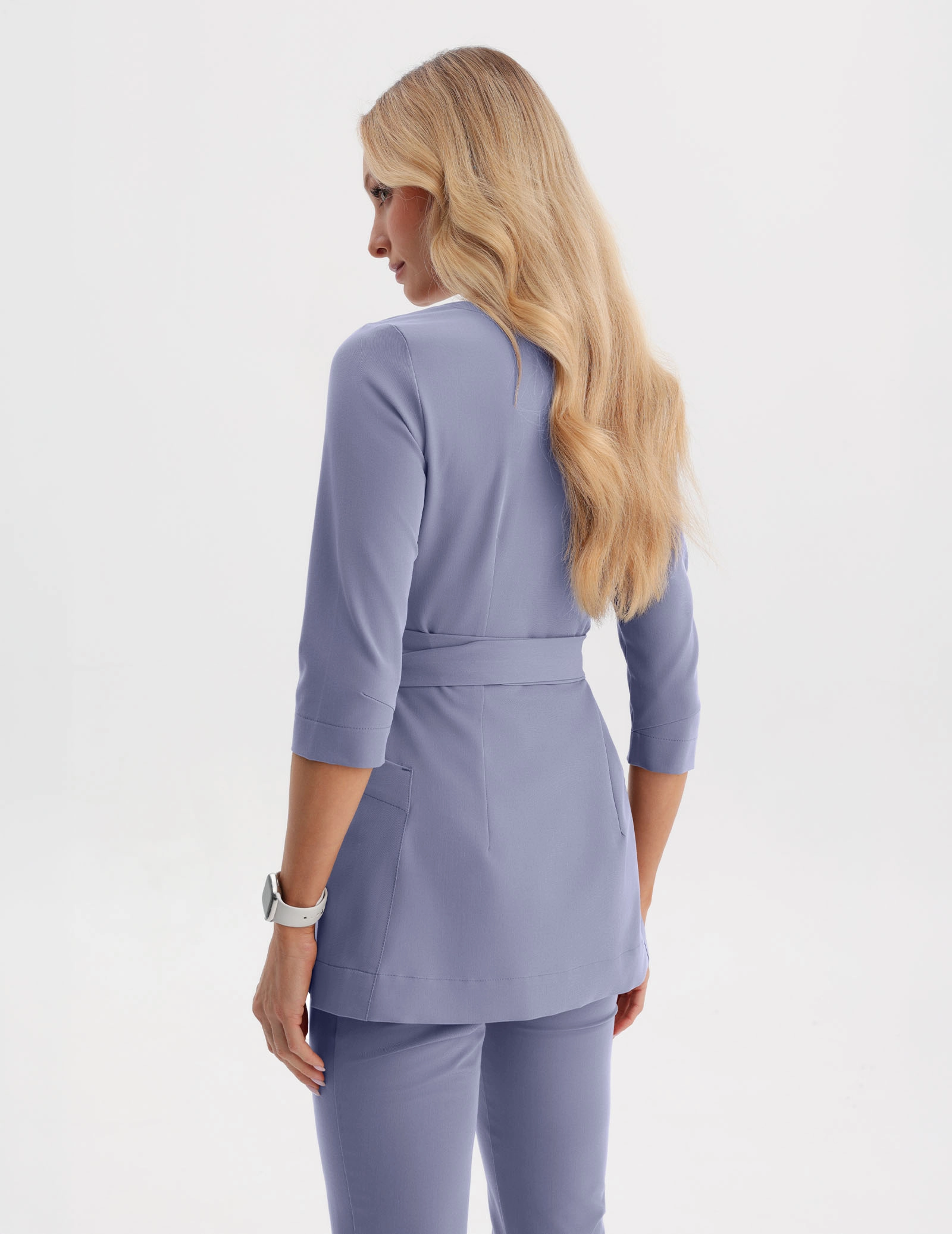 Medizinische Wickelbluse Rosalie - MILKY LAVENDER