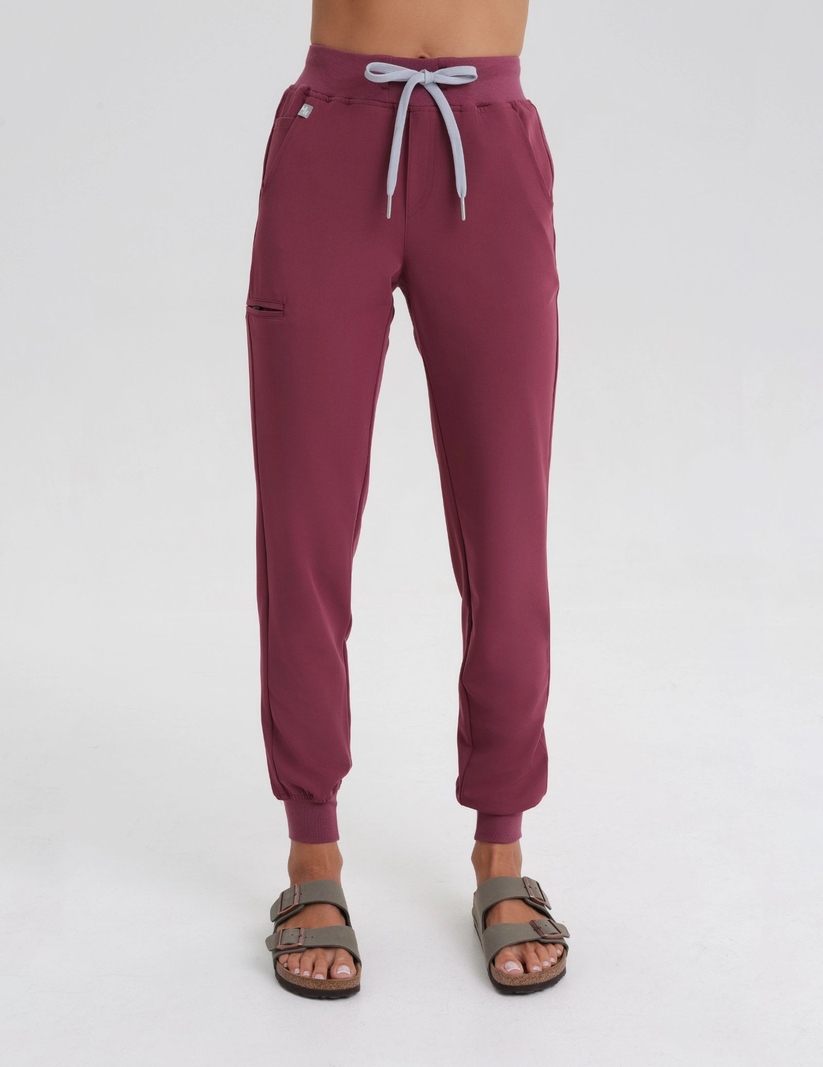 Damen Medizinische Hose Jogger - MULLED WINE