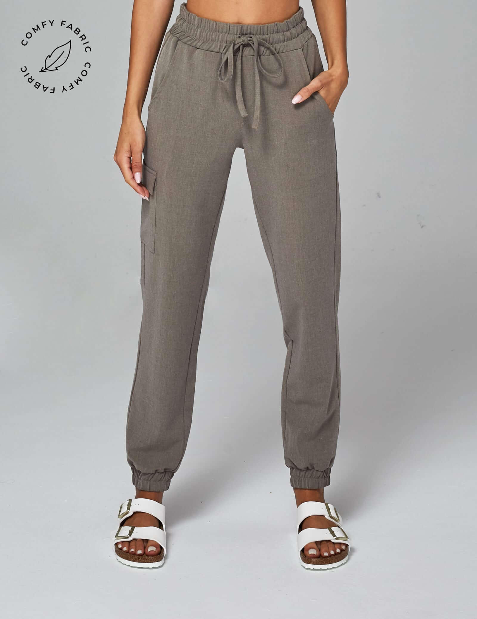 Jogginghose Amelia – DARK SAND OUTLET Jogginghose Amelia – DARK SAND OUTLET